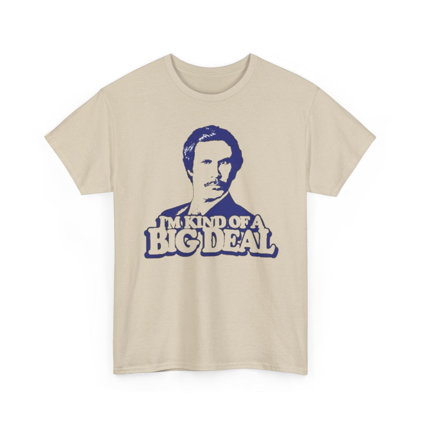 Ron Burgundy Funny Comedy Anchorman Graphic T Shirt Unisex Heavy Cotton Tee
