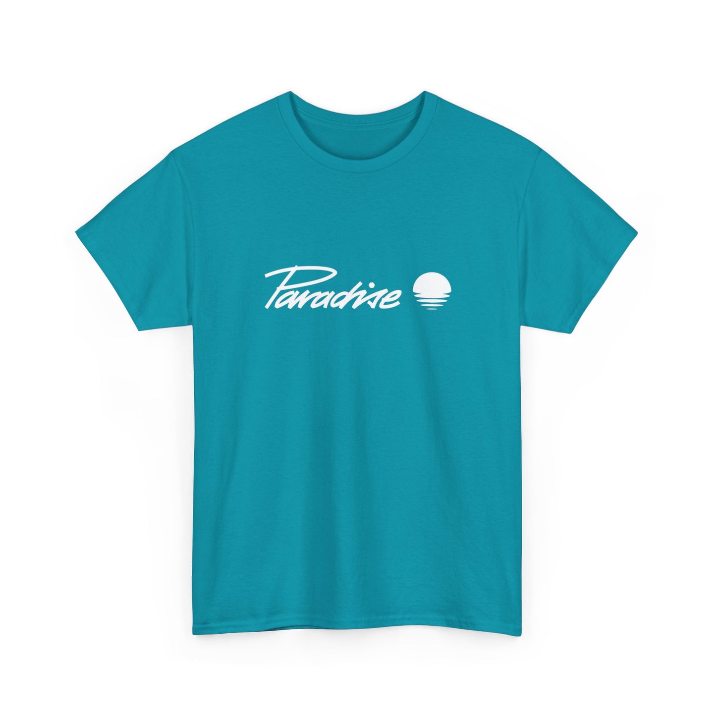 Paradise Sunset Graphic T Shirt NEW Adult Unisex Heavy Cotton Tee