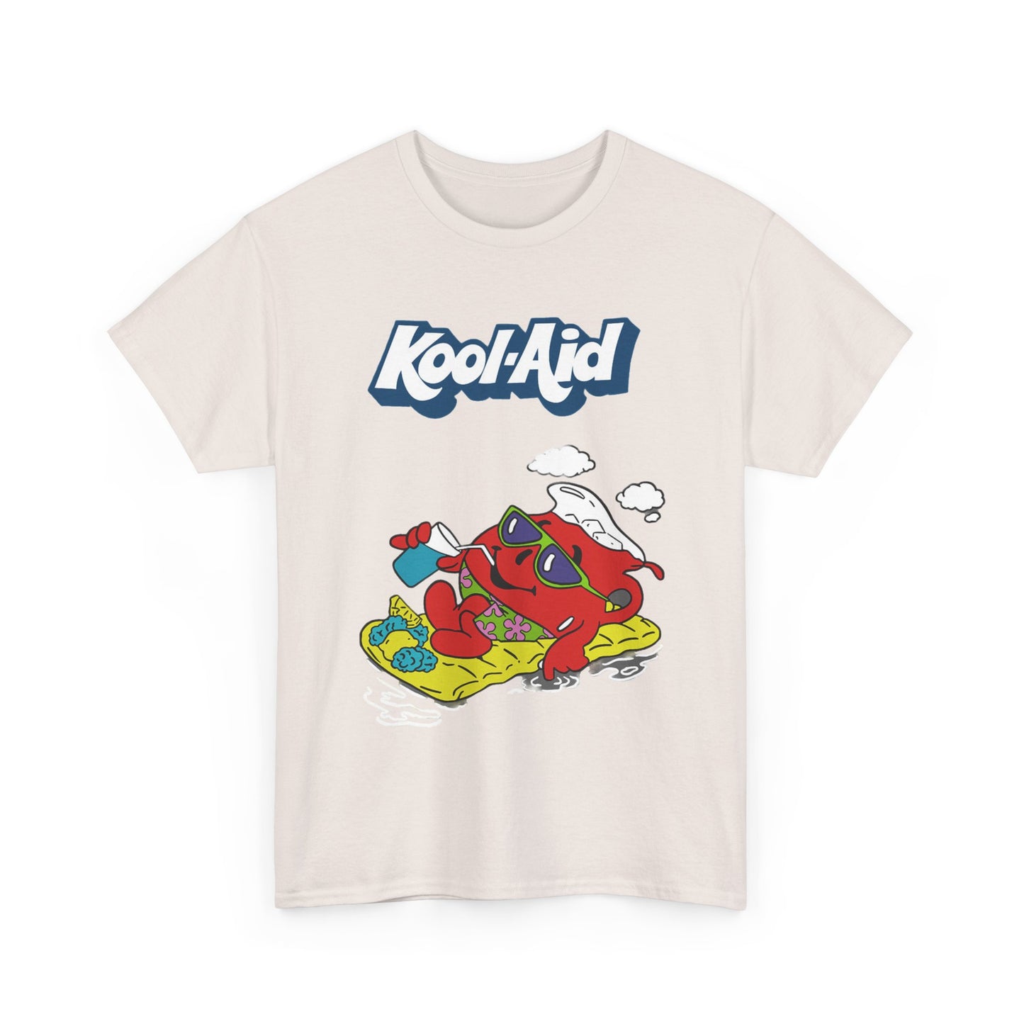 Kool Aid Shirt Retro Logo Funny Gift Punch Retro Vintage Unisex Heavy Cotton Tee