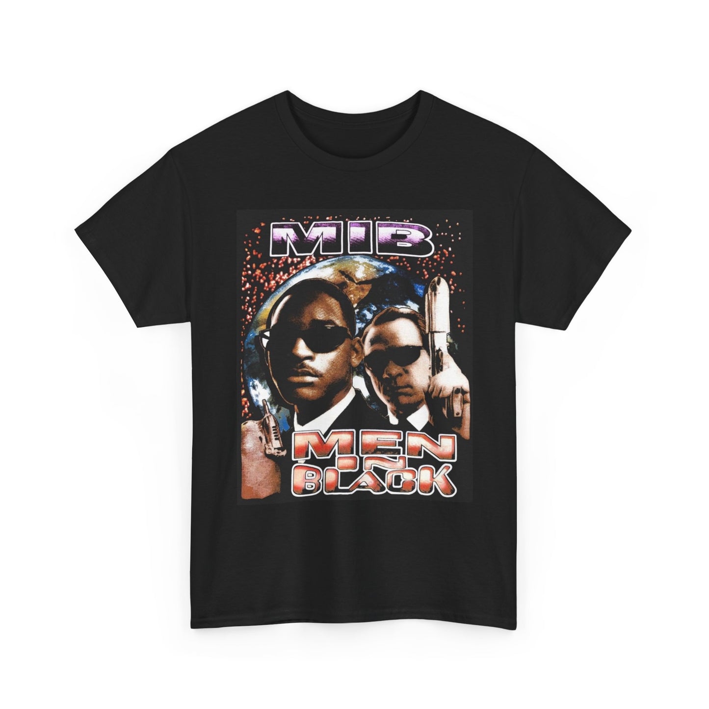 Men In Black Graphic T Shirt Vintage Movie Poster Heavy Cotton Tee