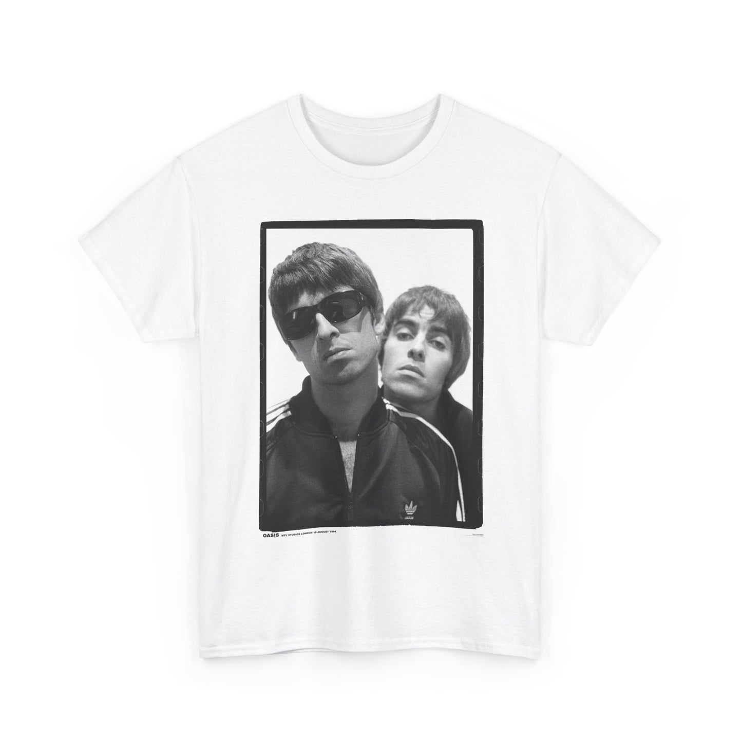 Oasis T Shirt Picture Frame Graphic Photo Rock Band 90s Unisex Heavy Cotton Tee