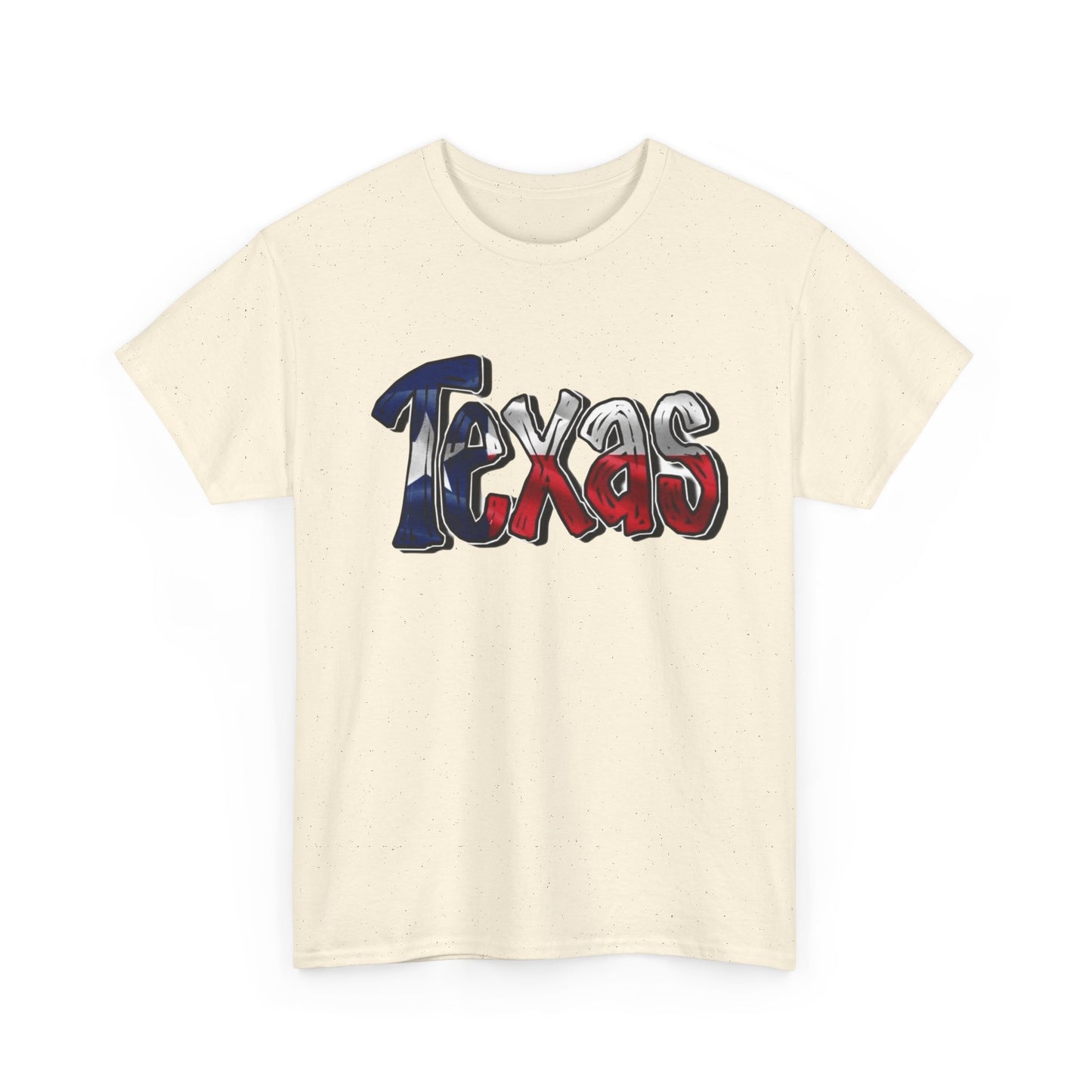 Texas State American Flag Graphic T Shirt NEW GIFT Unisex Heavy Cotton Tee
