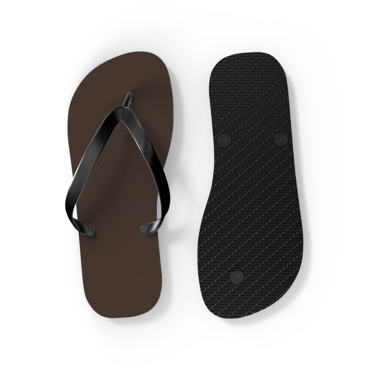 Dark Brown neutral Flip Flops, Sandals Slides, Summer Footwear, Brand New