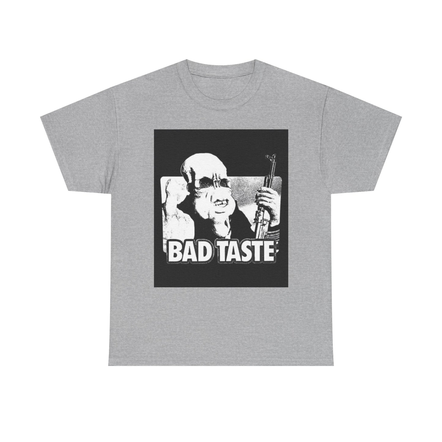 Bad Taste Poster Shirt Retro Graphic Art Unisex Heavy Cotton Tee