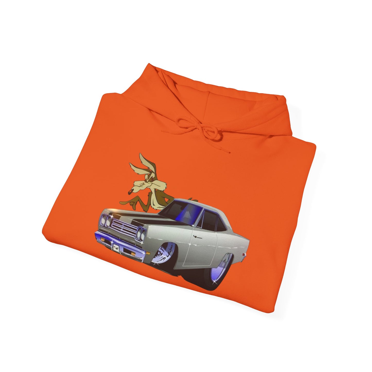 Plymouth Roadrunner Classic Graphic Hoodie NEW Unisex Heavy Hooded Sweatshirt