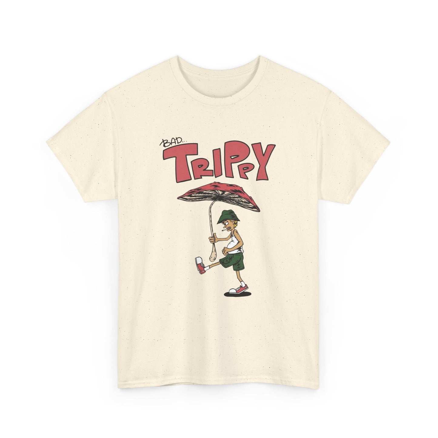 Bad Trippy Retro Vibes Graphic T Shirt Unisex Heavy Cotton Tee NEW Gift
