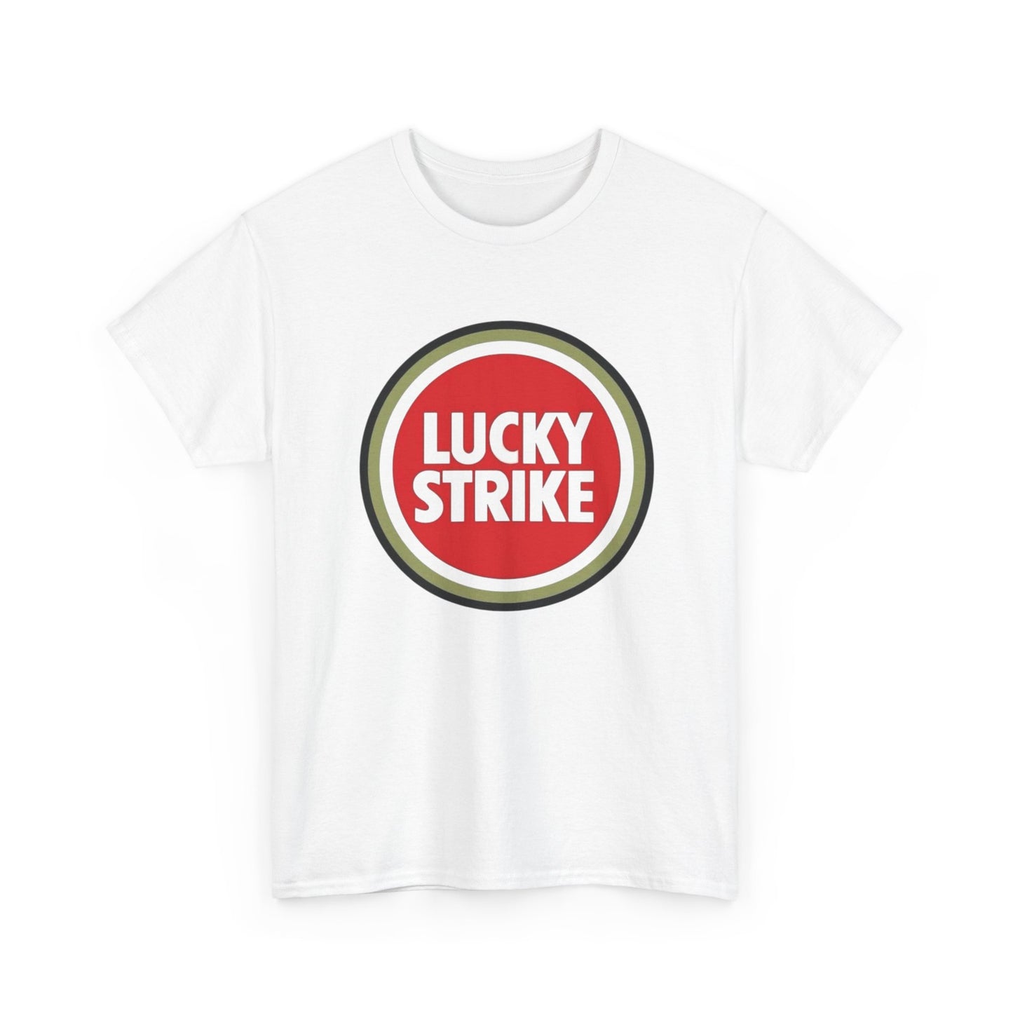Lucky Strike Bowling Graphic T Shirt NEW Heavy Cotton Tee