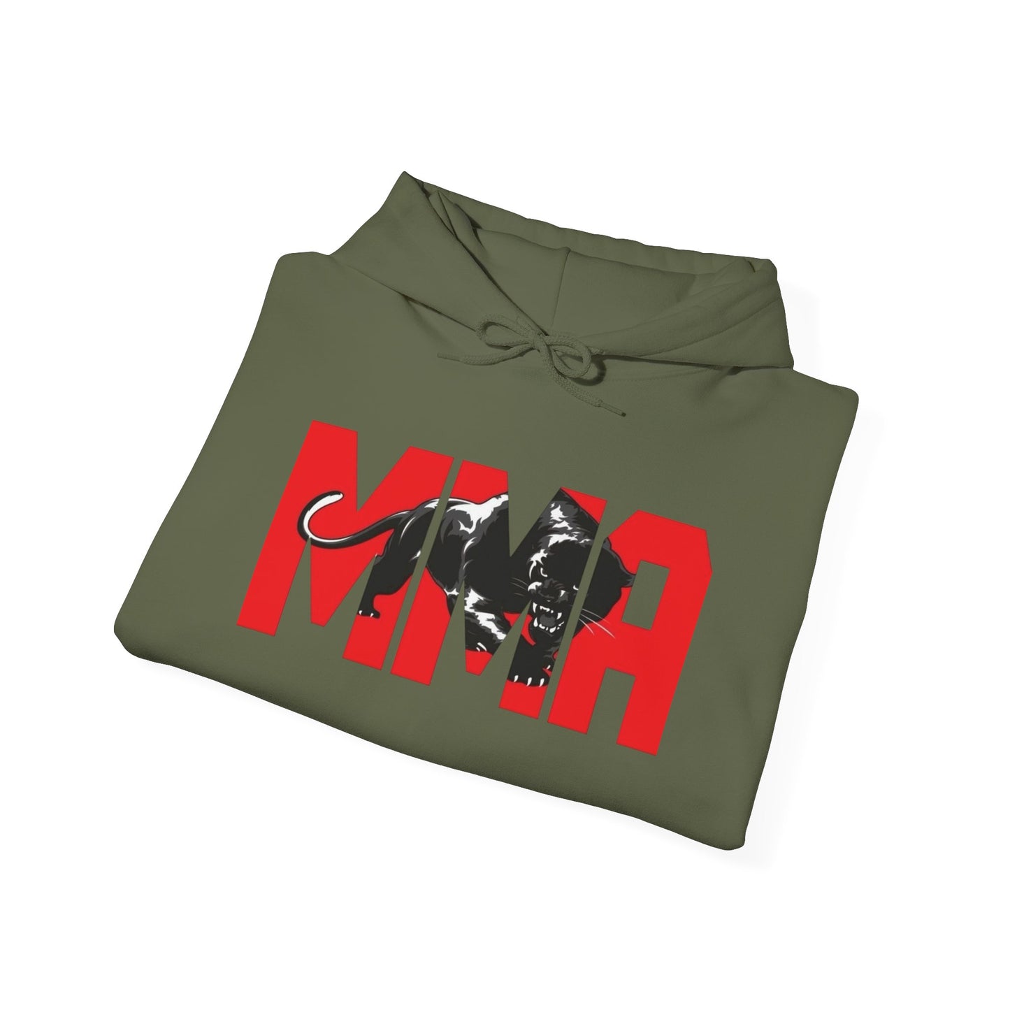 MMA Black Panther Graphic Hoodie Unisex Heavy Blend™ Hooded Sweatshirt