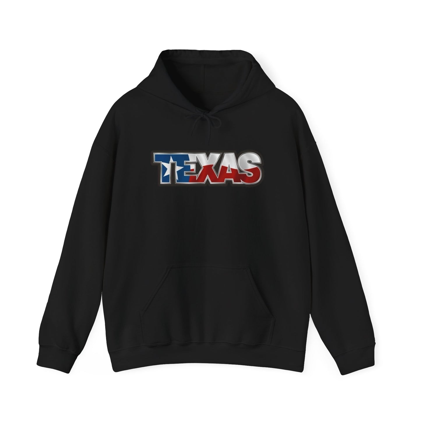 Texas American Flag Graphic Hoodie NEW Unisex Heavy Blend™ Hooded Sweatshirt