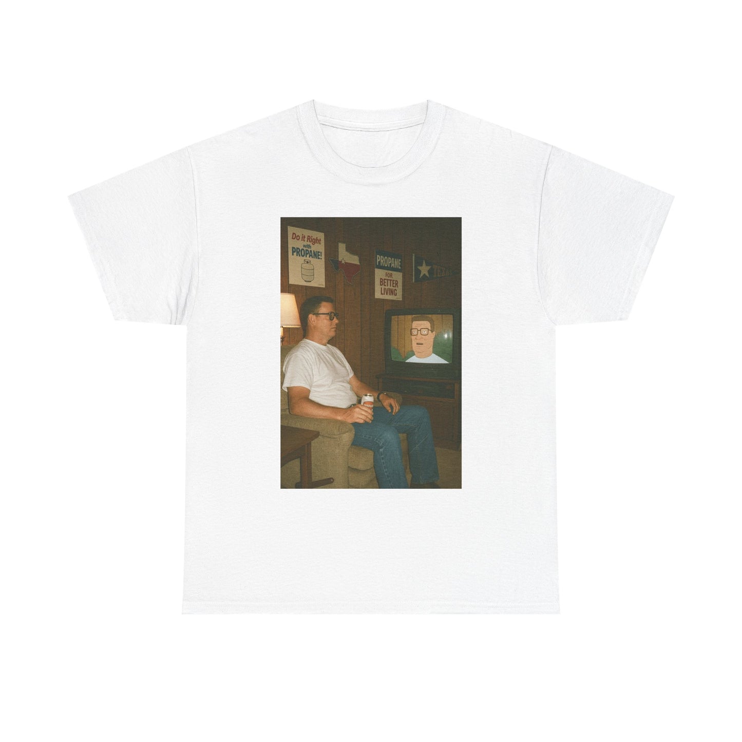 King Of The Hill Funny Graphic T Shirt Unisex Heavy Cotton Tee Gift New
