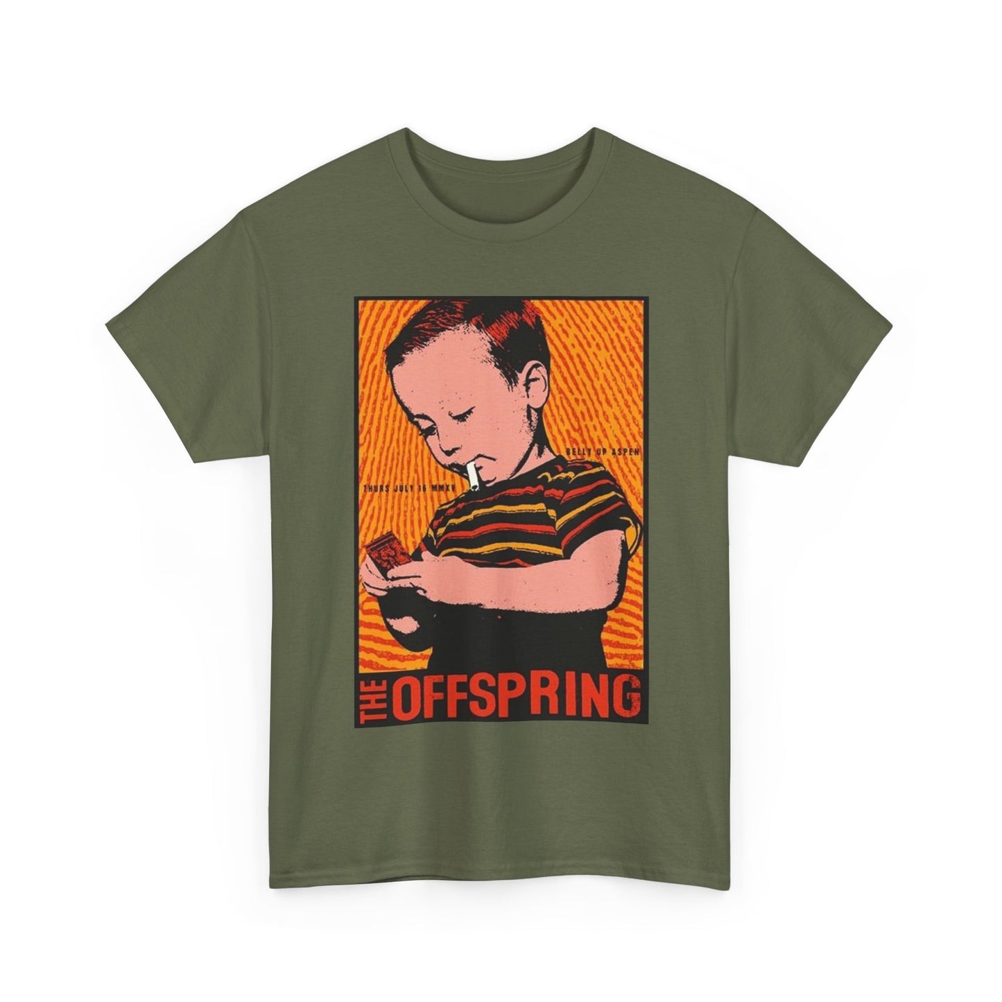 The offspring shirt vintage art retro cigarette band rock Unisex Heavy Cotton