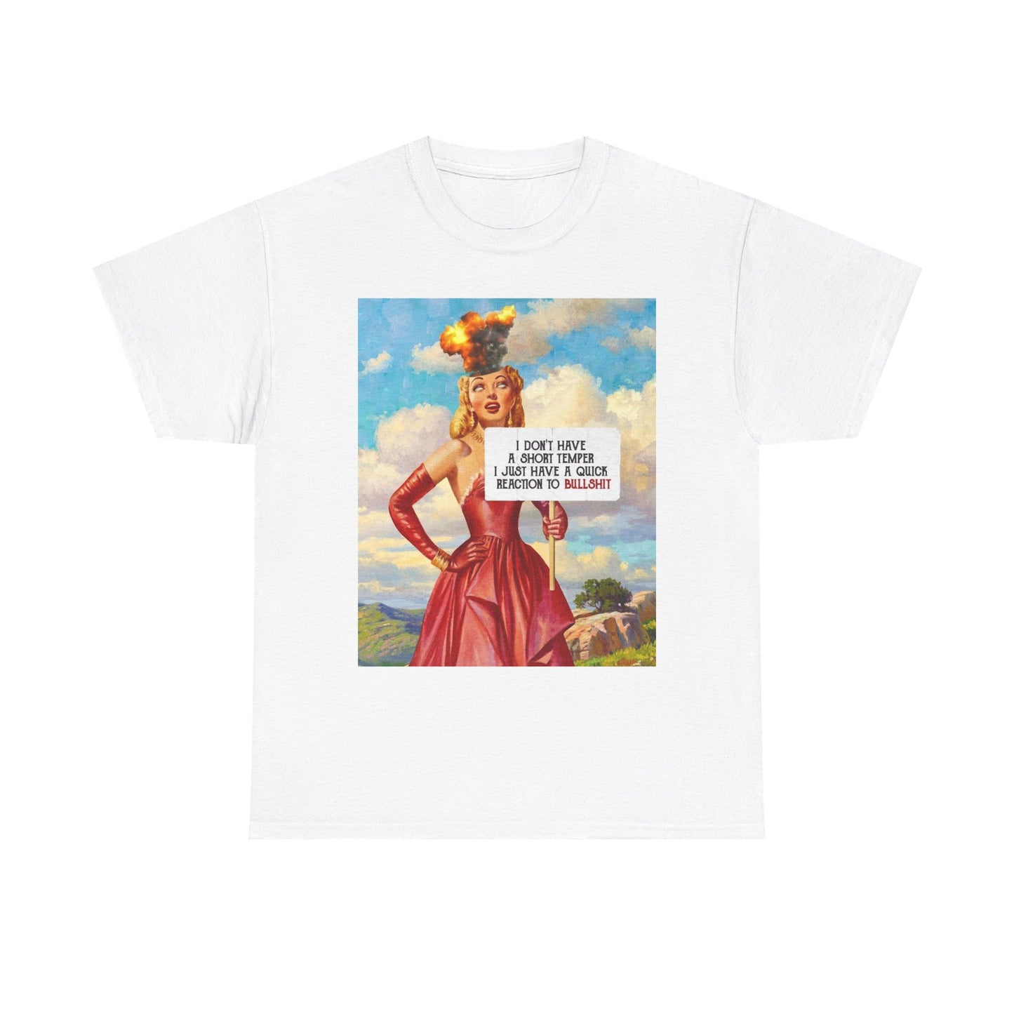 I Don't Have A Short Temper Funny T Shirt Unisex Heavy Cotton Tee