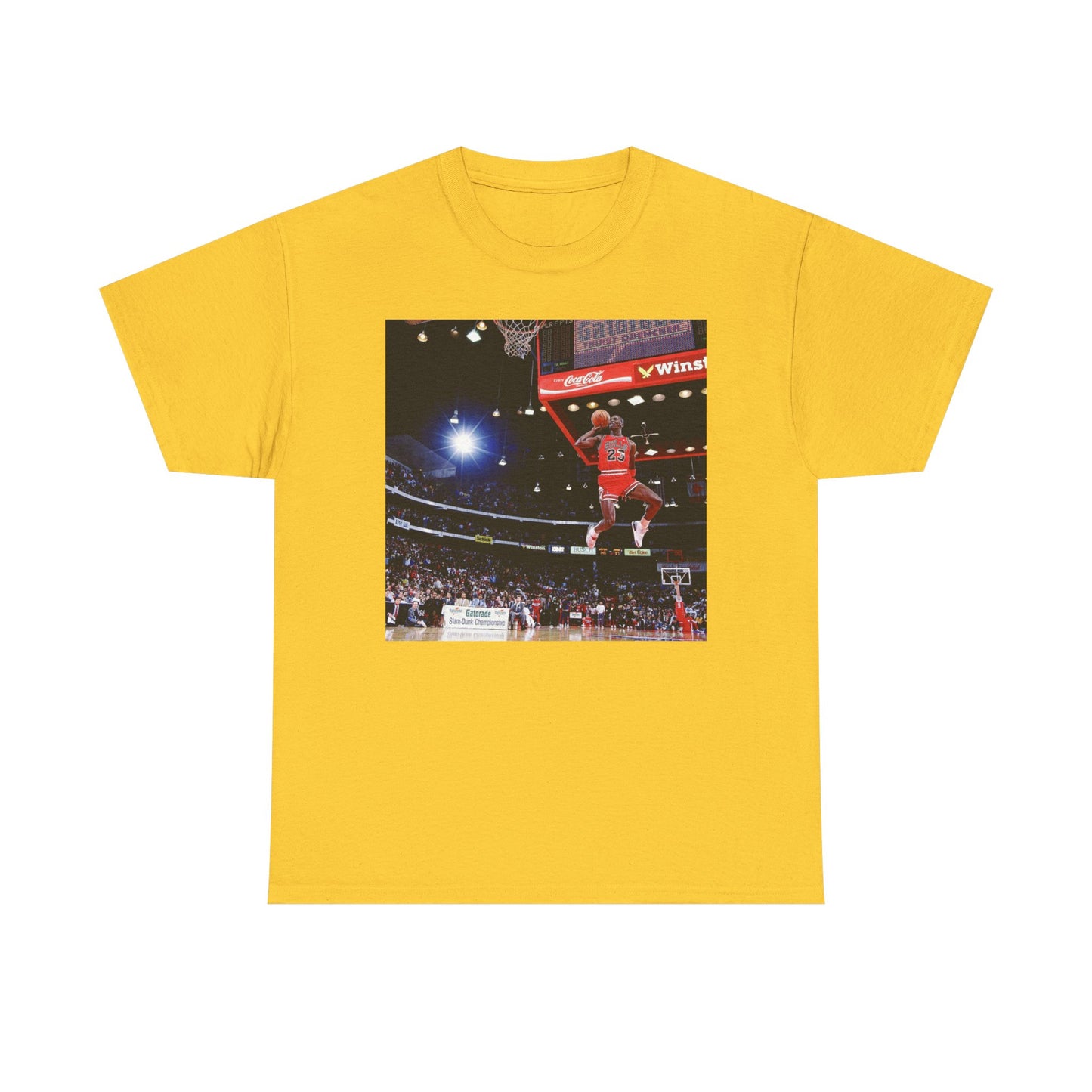 Michael Jordan Graphic T Shirt Retro Dunk Contest Unisex Heavy Cotton Tee