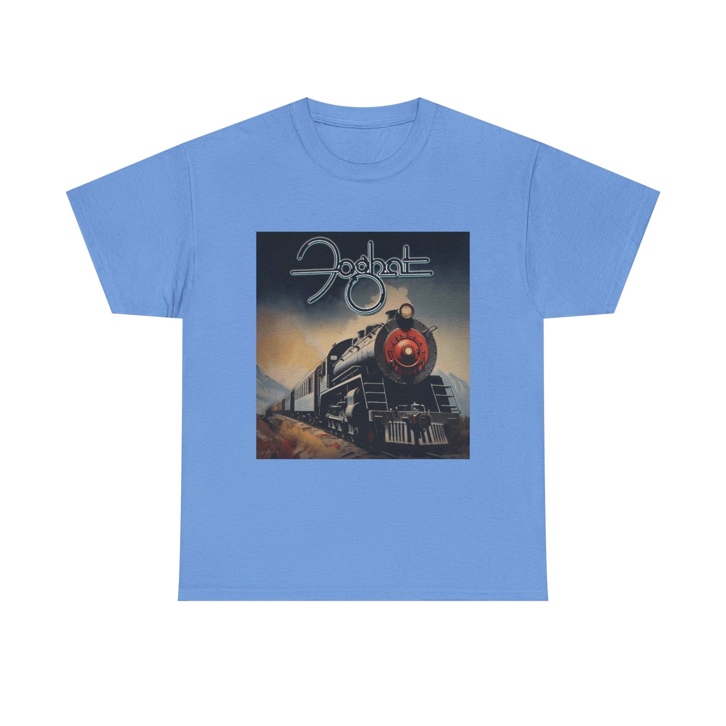 FogHat Tshirt Vintage Rock Poster Retro 70s Woodstock Unisex Heavy Cotton Tee q