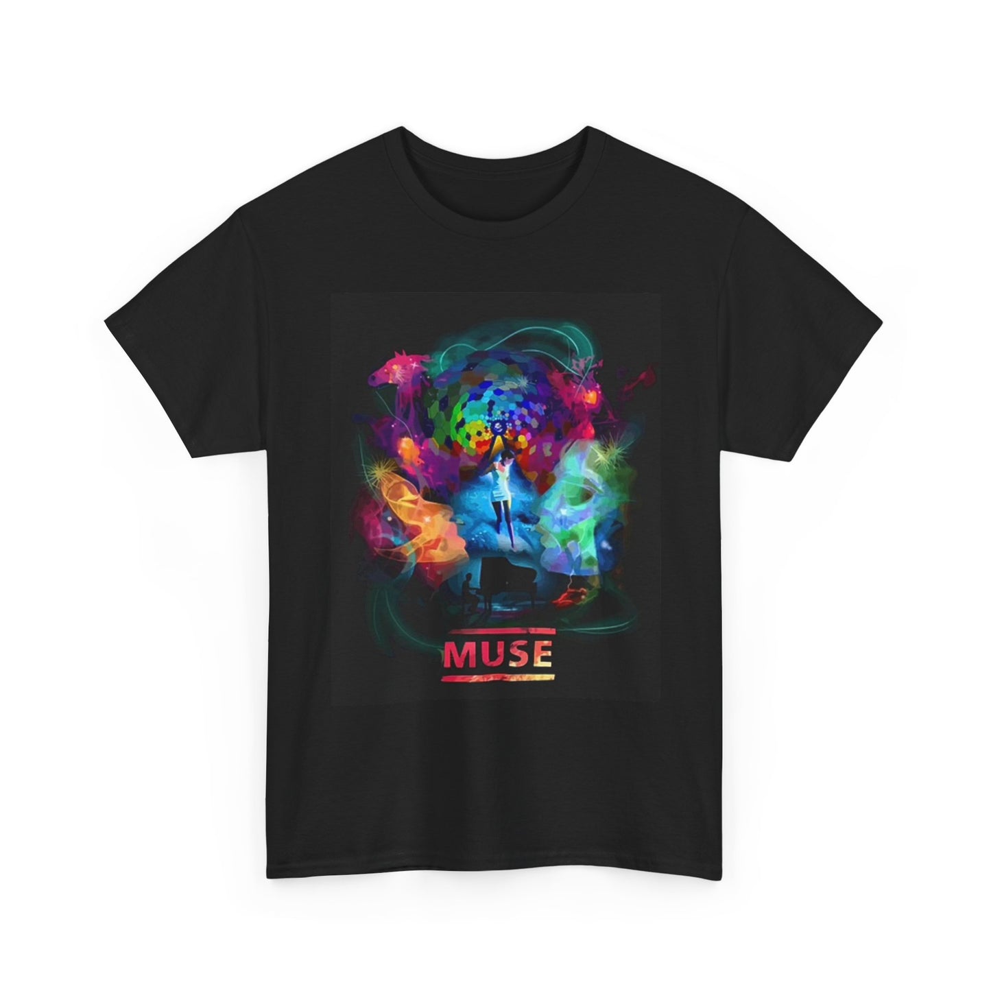 Muse Graphic T Shirt Vintage Retro Rock Merch Apparel Unisex Heavy Cotton Tee