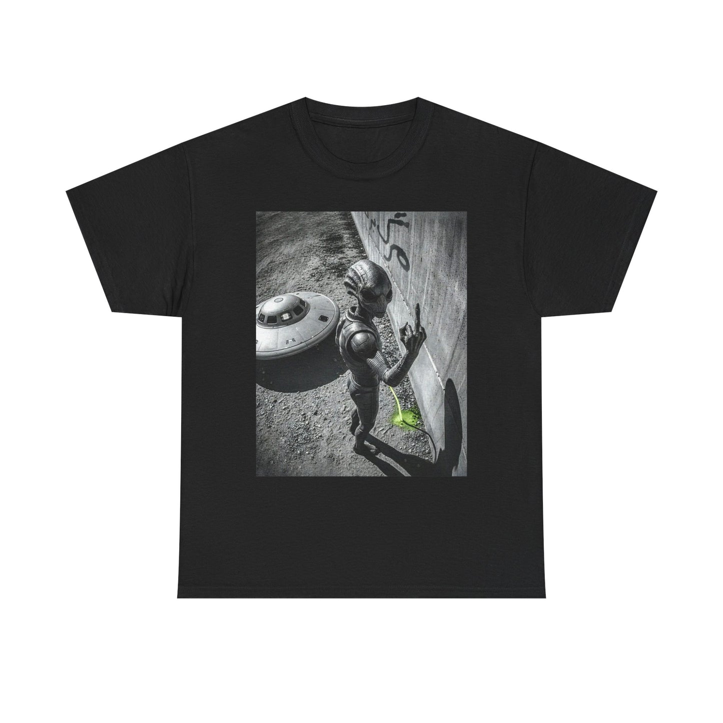 Naughty Alien Graphic T Shirt NEW Adult Tee