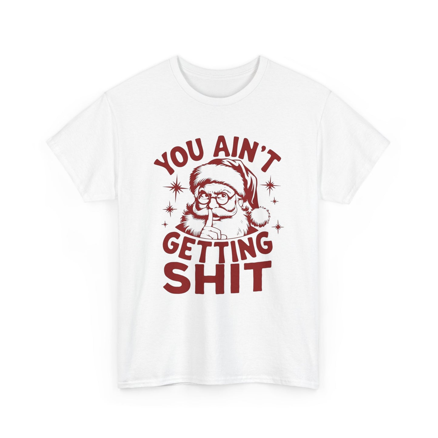 Funny Santa Christmas Graphic T Shirt NEW Unisex Heavy Cotton Tee