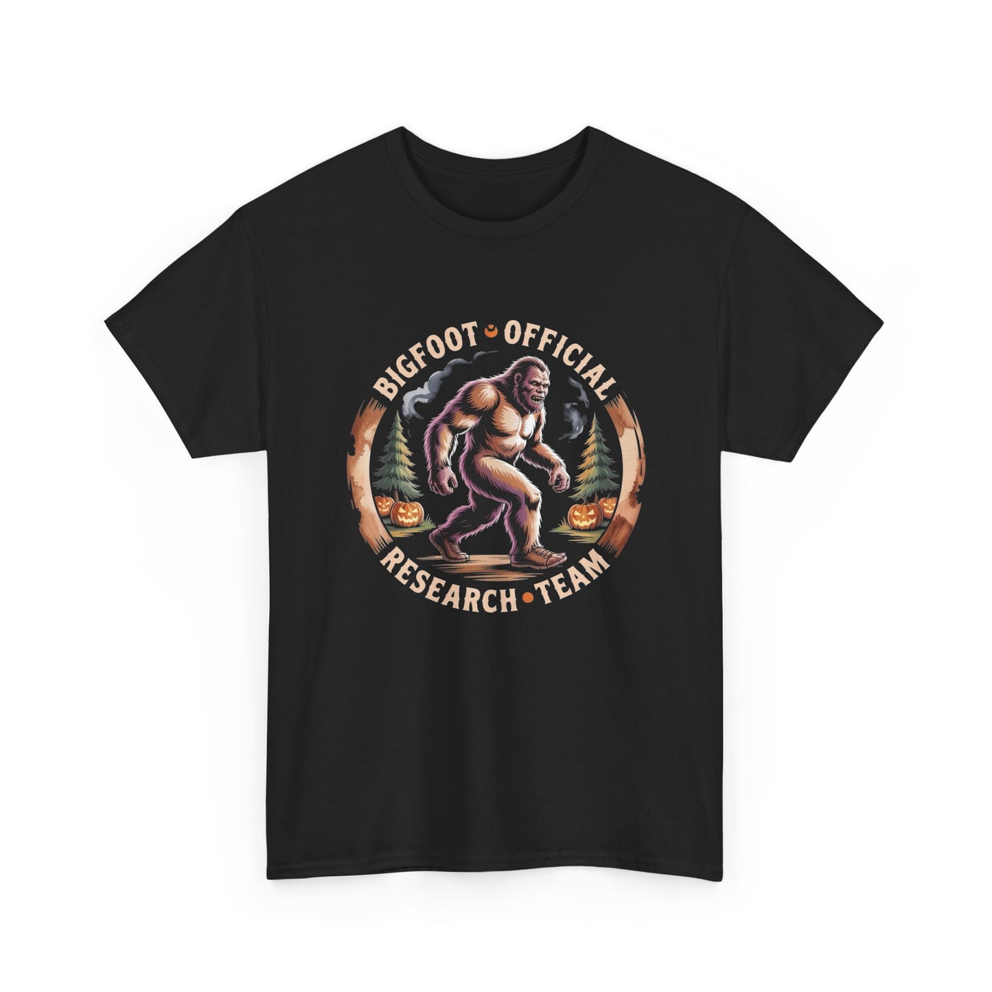 Bigfoot Research Team Graphic T Shirt Unisex Heavy Cotton Tee
