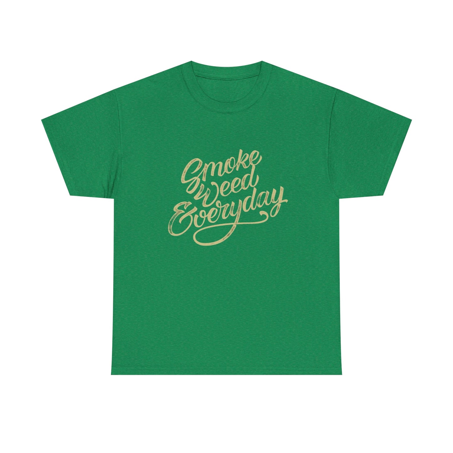 Smoke Weed Everyday T Shirt Graphic Unisex Heavy Cotton Tee NEW GIFT