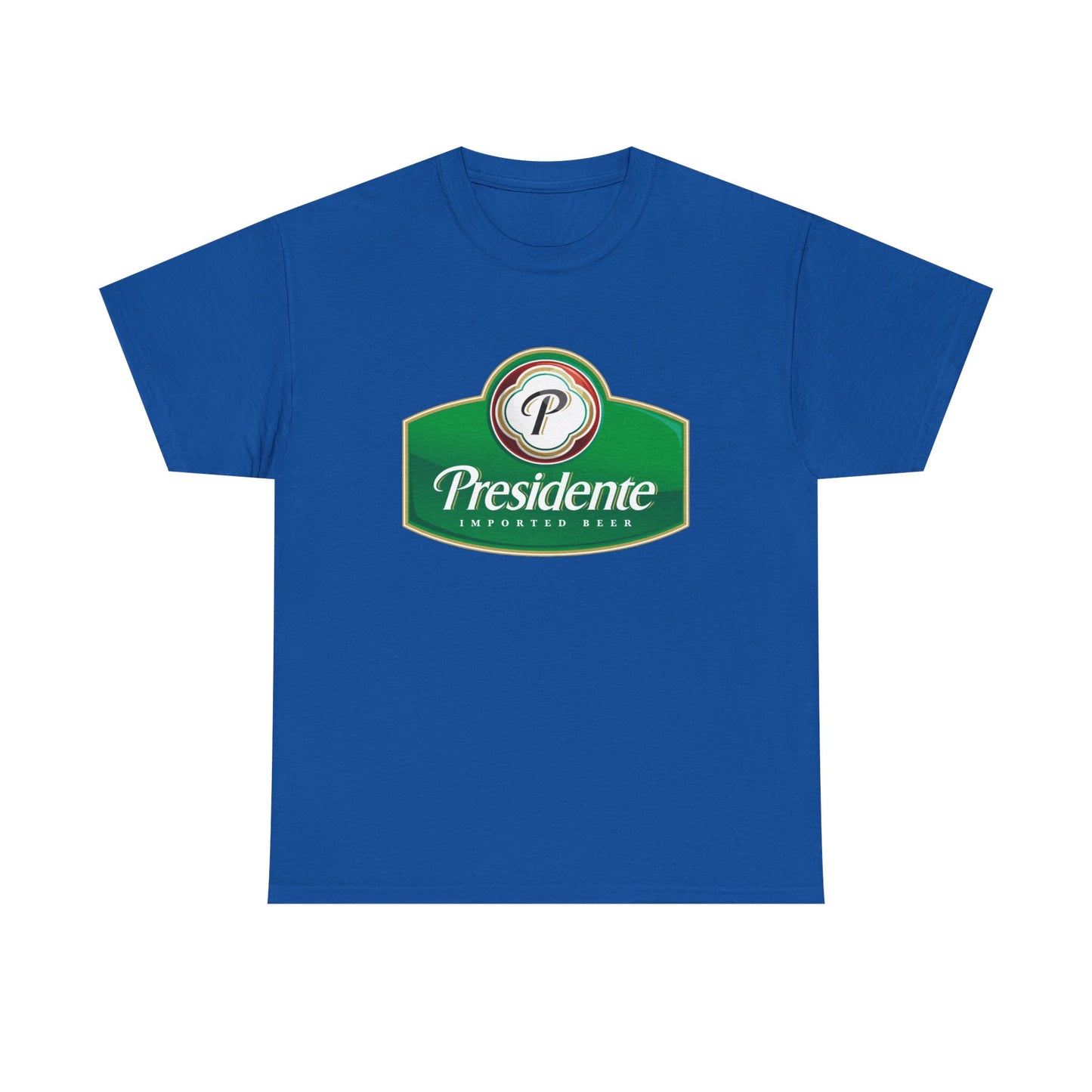 Presidente Beer Logo Shirt Retro Poster Unisex Heavy Cotton Tee