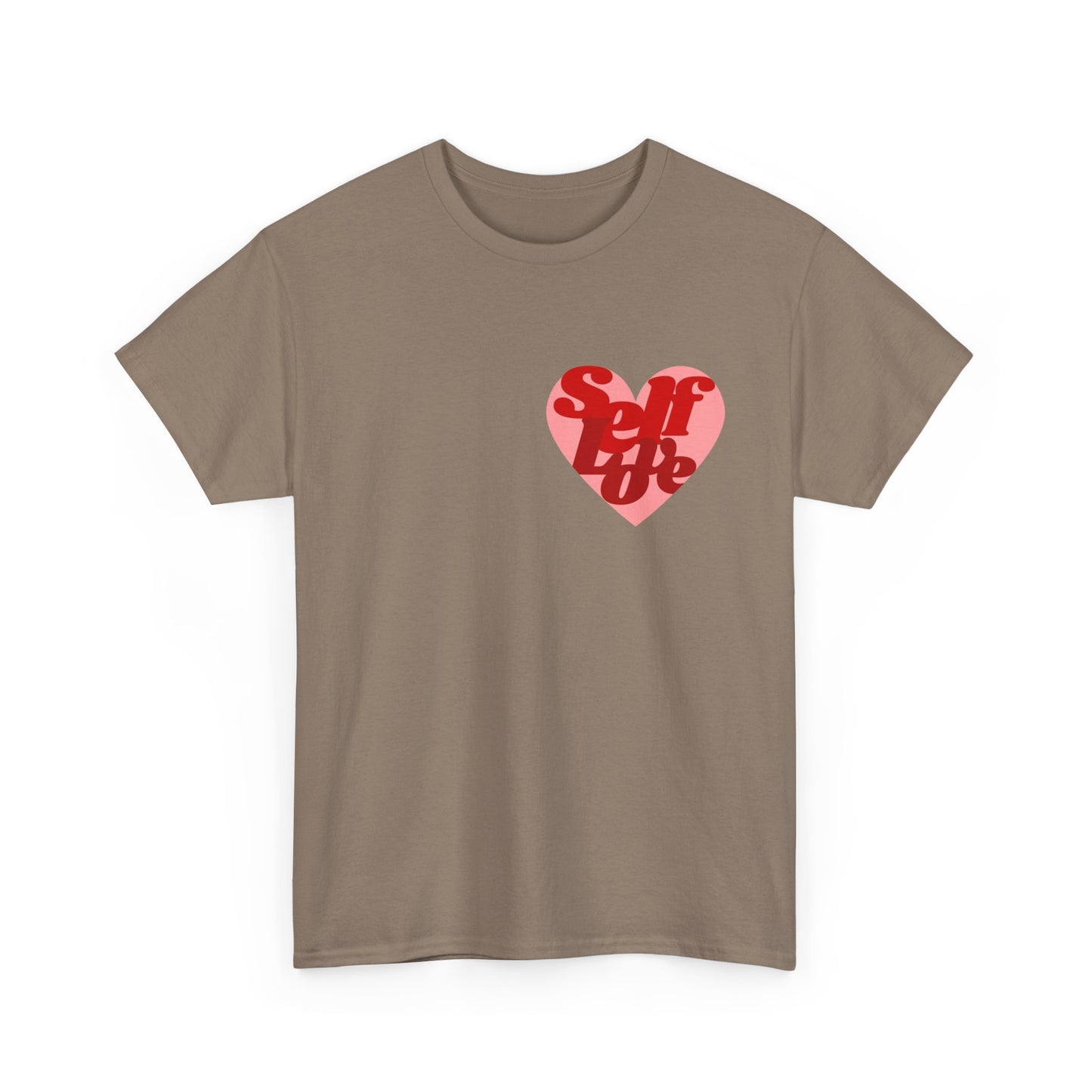 Self Love Heart MULTIPLE COLORS Graphic T Shirt Unisex Heavy Cotton Tee GIFT