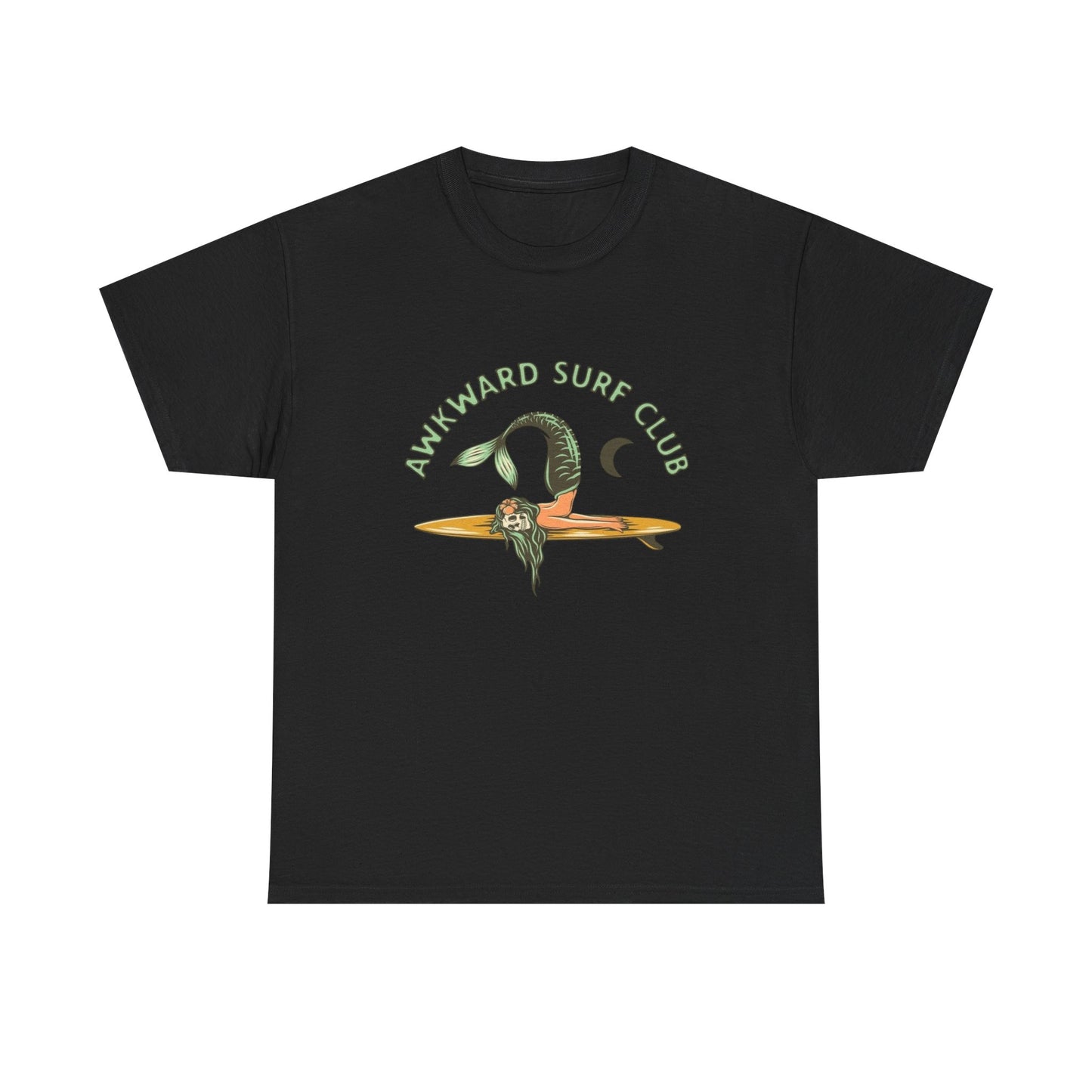 Awkward Surf Club Graphic T Shirt NEW Adult Regular Heavy Cotton Tee