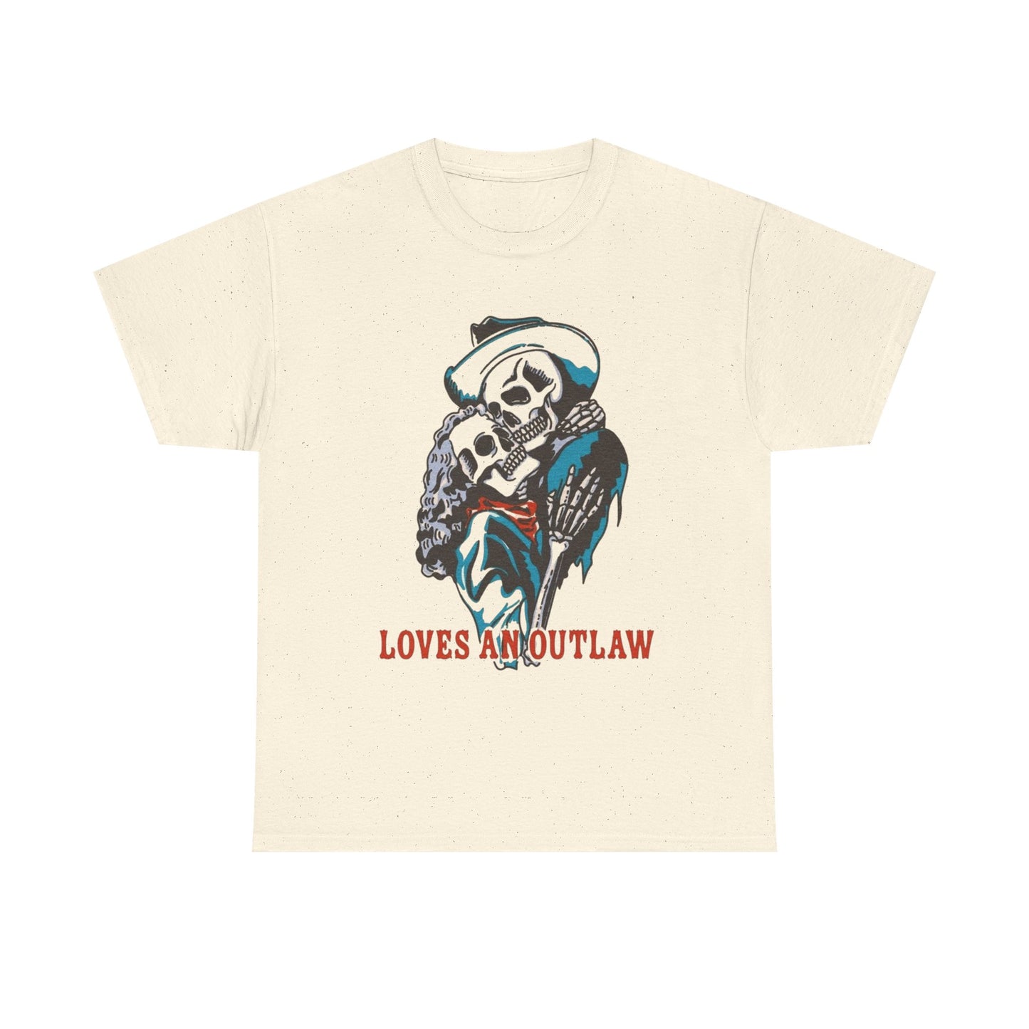 Loves An Outlaw Western Graphic T Shirt S-5XL NEW Unisex Heavy Cotton Tee