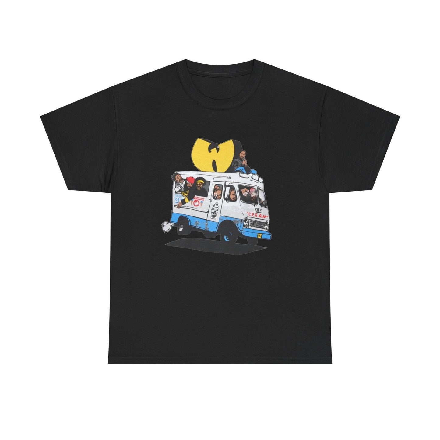 Wu Tang T-shirt CREAM vintage retro Hip Hop classic New York Heavy Cotton Tee