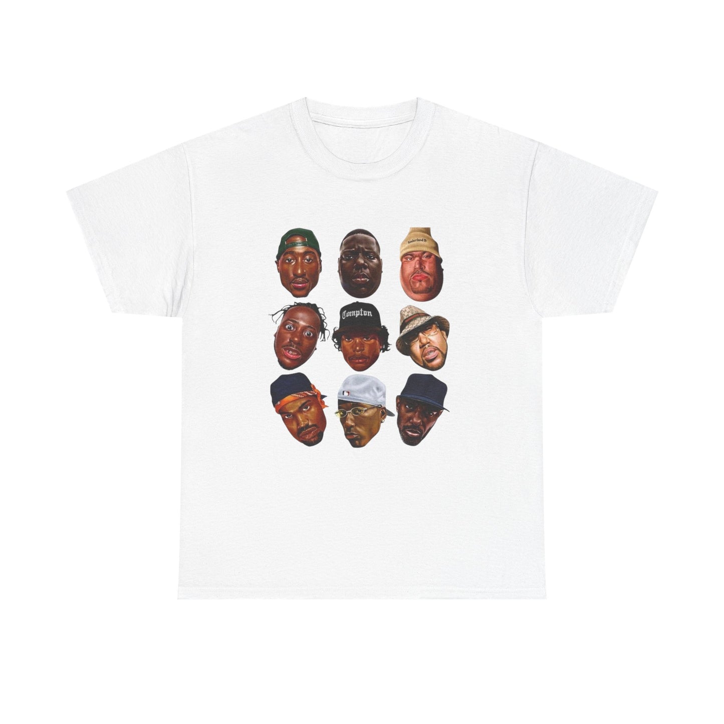 Hip Hop Legends Rap Vintage Graphic T Shirt NEW Unisex Heavy Cotton Tee