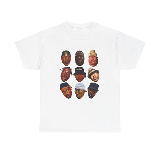 Hip Hop Legends Rap Vintage Graphic T Shirt NEW Unisex Heavy Cotton Tee