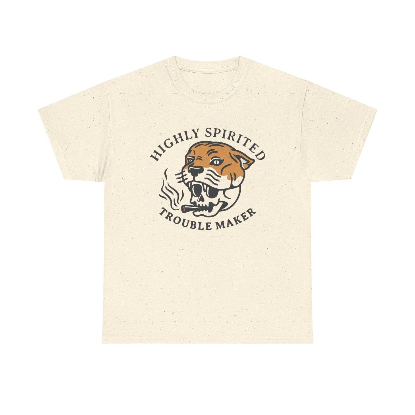 Highly Spirited Trouble Maker Graphic T Shirt NEW ADULT TEE VINTAGE