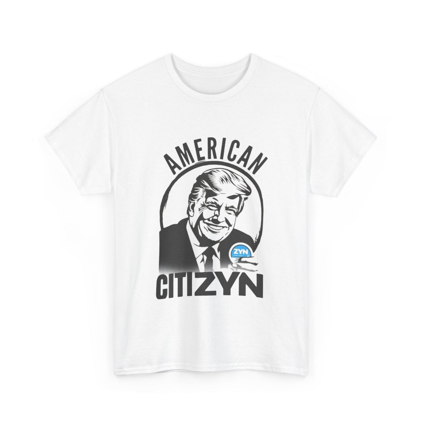 ZYN T-shirt funny Trump Shane Gillis Tucker Carlson funny graphic Heavy Cotton