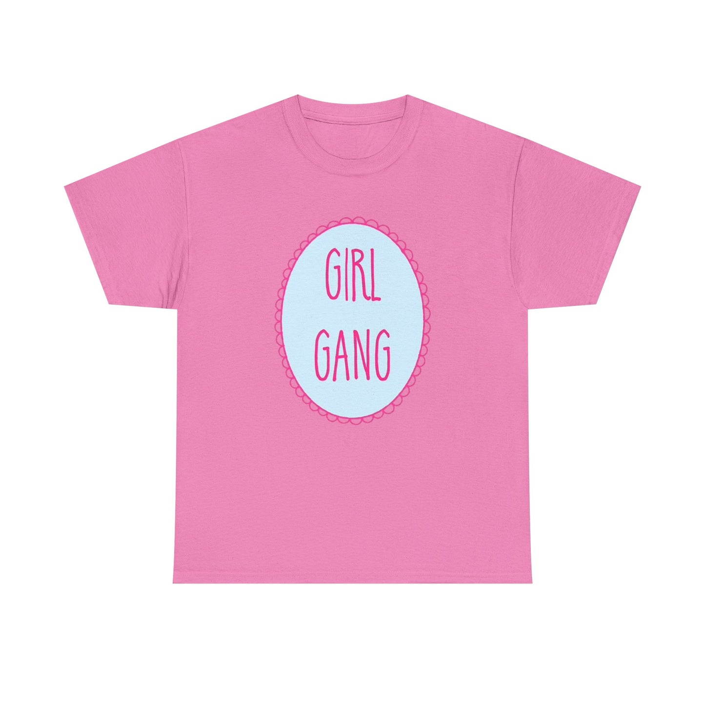 Girl Gang T Shirt Baby Shower Reveal Graphic Unisex Heavy Cotton Tee