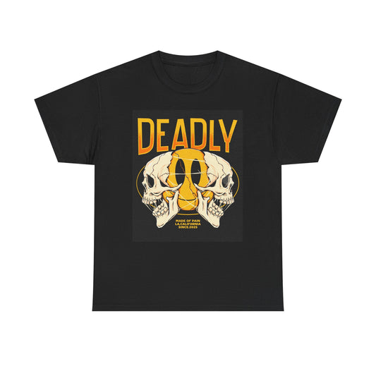 Deadly Smile Graphic T Shirt Streetwear Apparel Unisex Heavy Cotton Tee