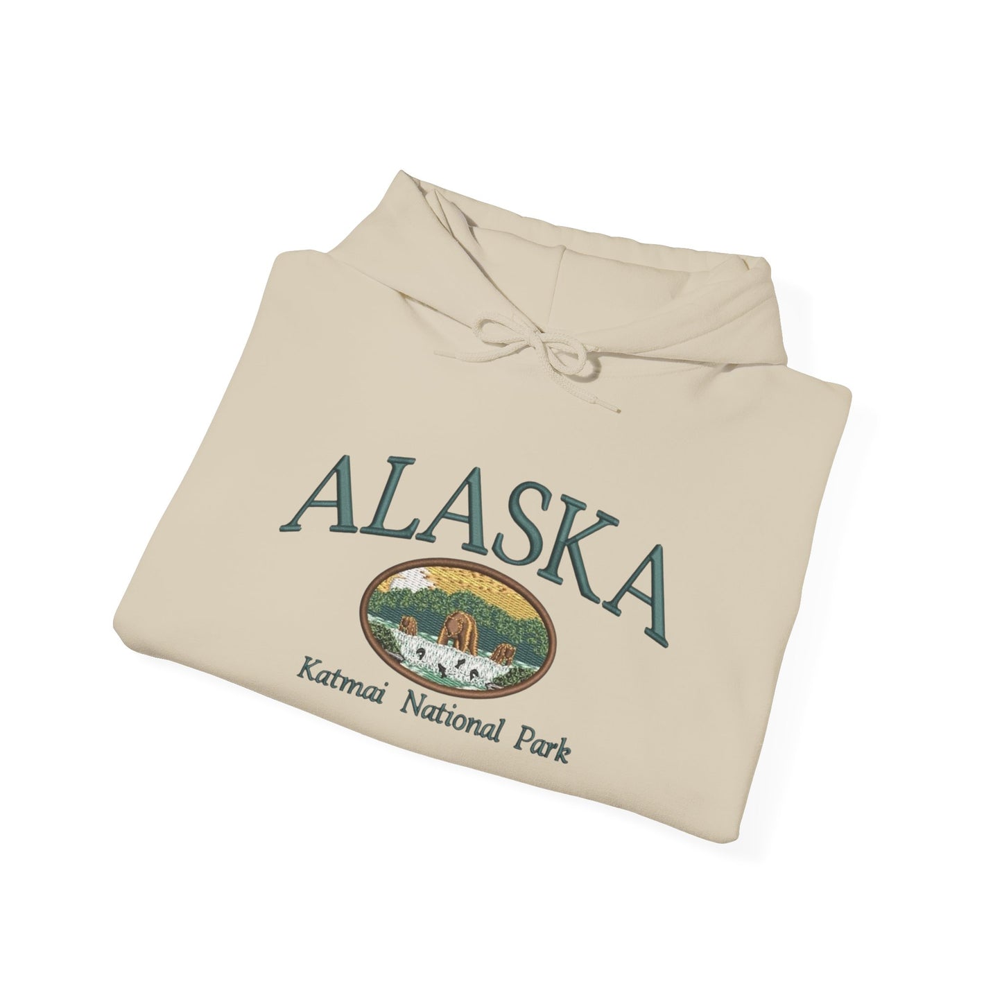 Alaska National Parks Graphic Hoodie Heavy Blend Sweatshirt NEW
