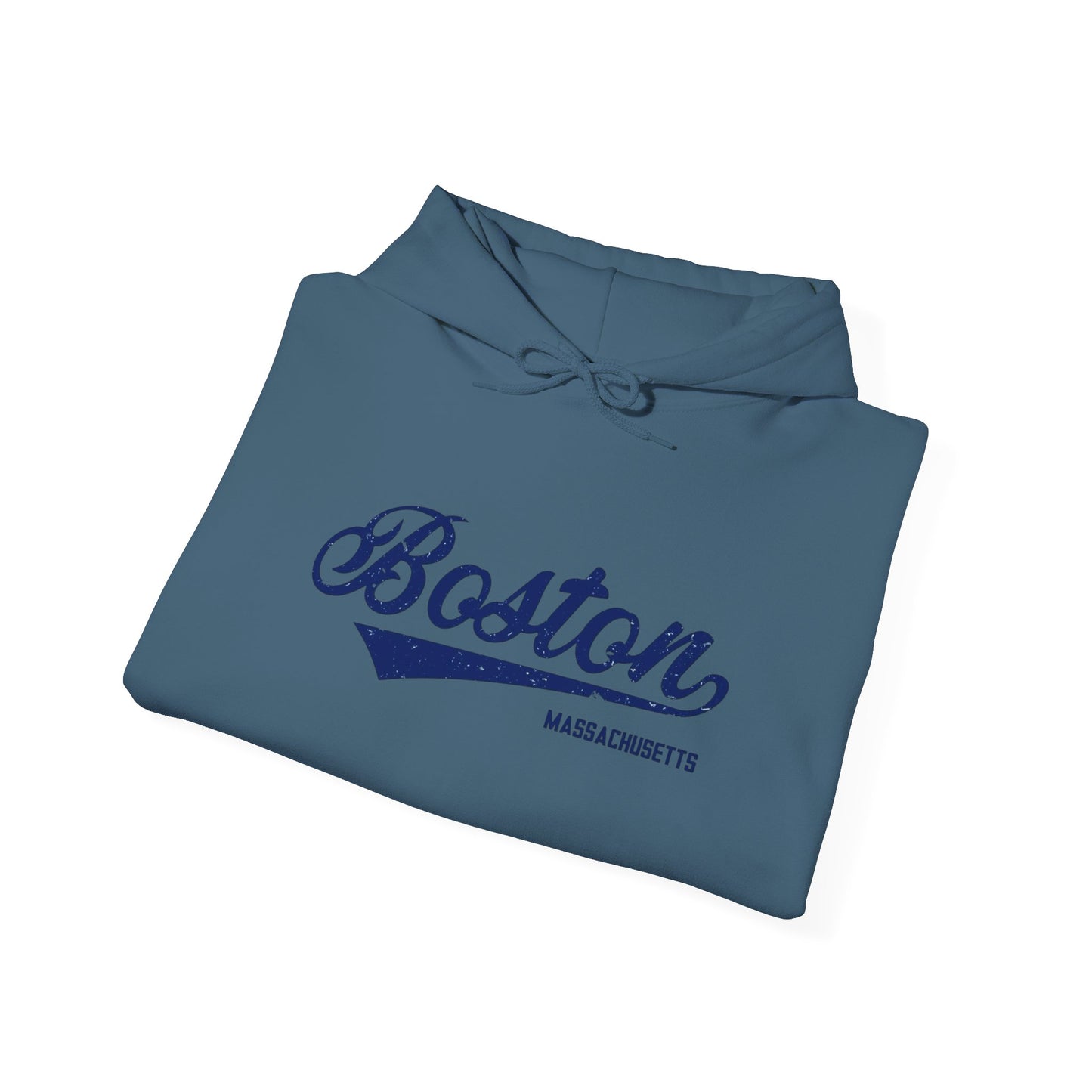 Boston Massachusetts Logo Graphic Hoodie NEW Heavy Blend Hooded Sweatshirt