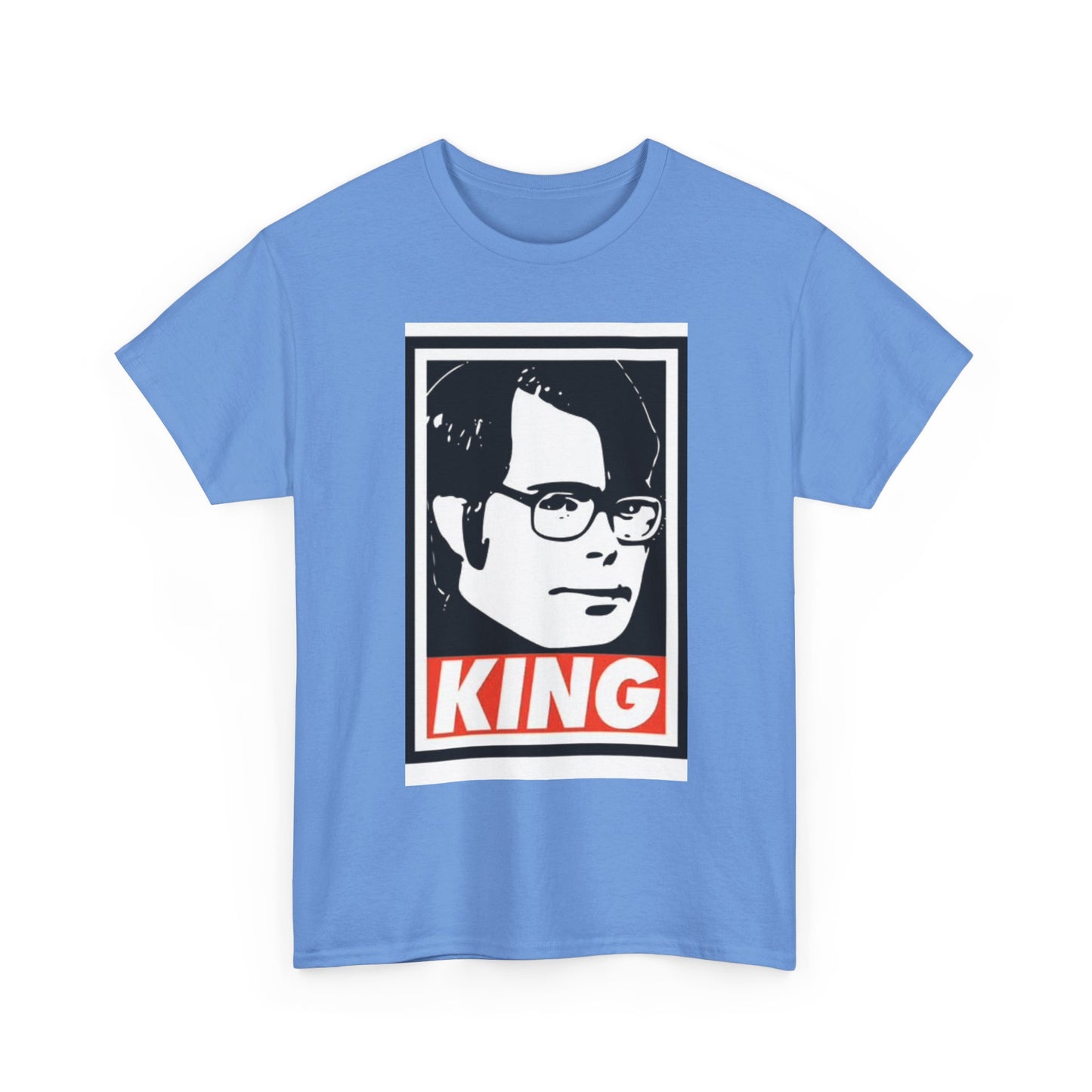 Stephen King Shirt Retro Poster Horror Funny Gift Scary Unisex Heavy Cotton Tee