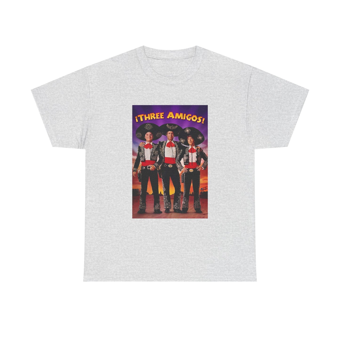 Three Amigos Tshirt Steve Martin Graphic Vintage Comedy Unisex Heavy Cotton Tee