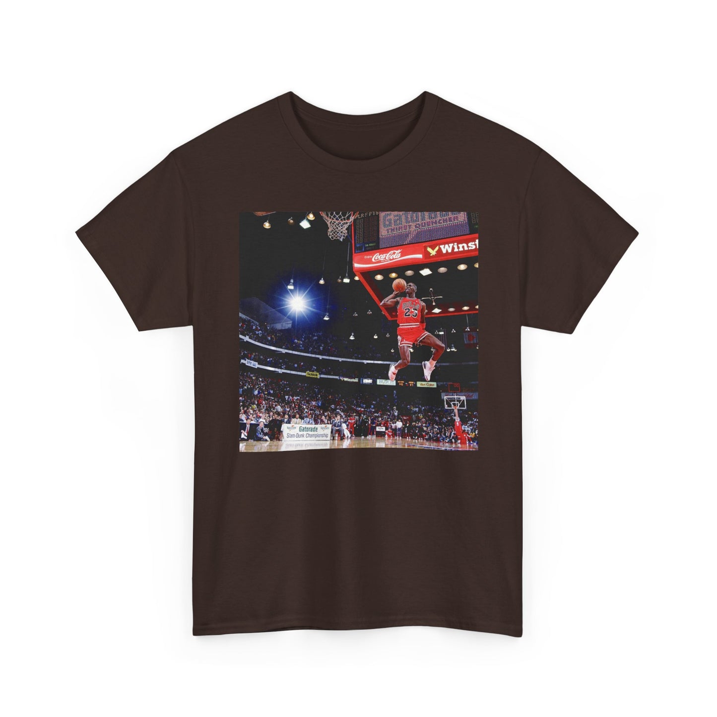 Michael Jordan Graphic T Shirt Retro Dunk Contest Unisex Heavy Cotton Tee