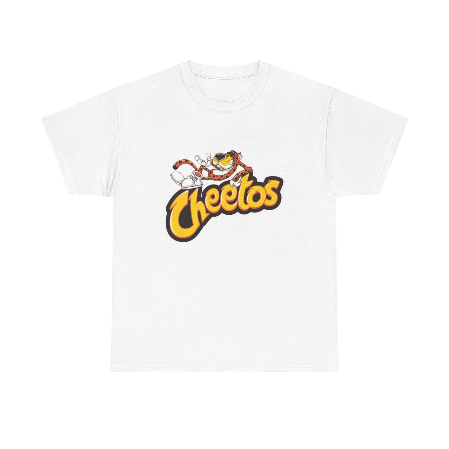 Cheetos Graphic T Shirt Vintage Snack Logo Unisex Heavy Cotton Tee