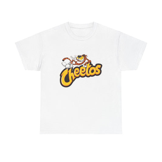 Cheetos Graphic T Shirt Vintage Snack Logo Unisex Heavy Cotton Tee