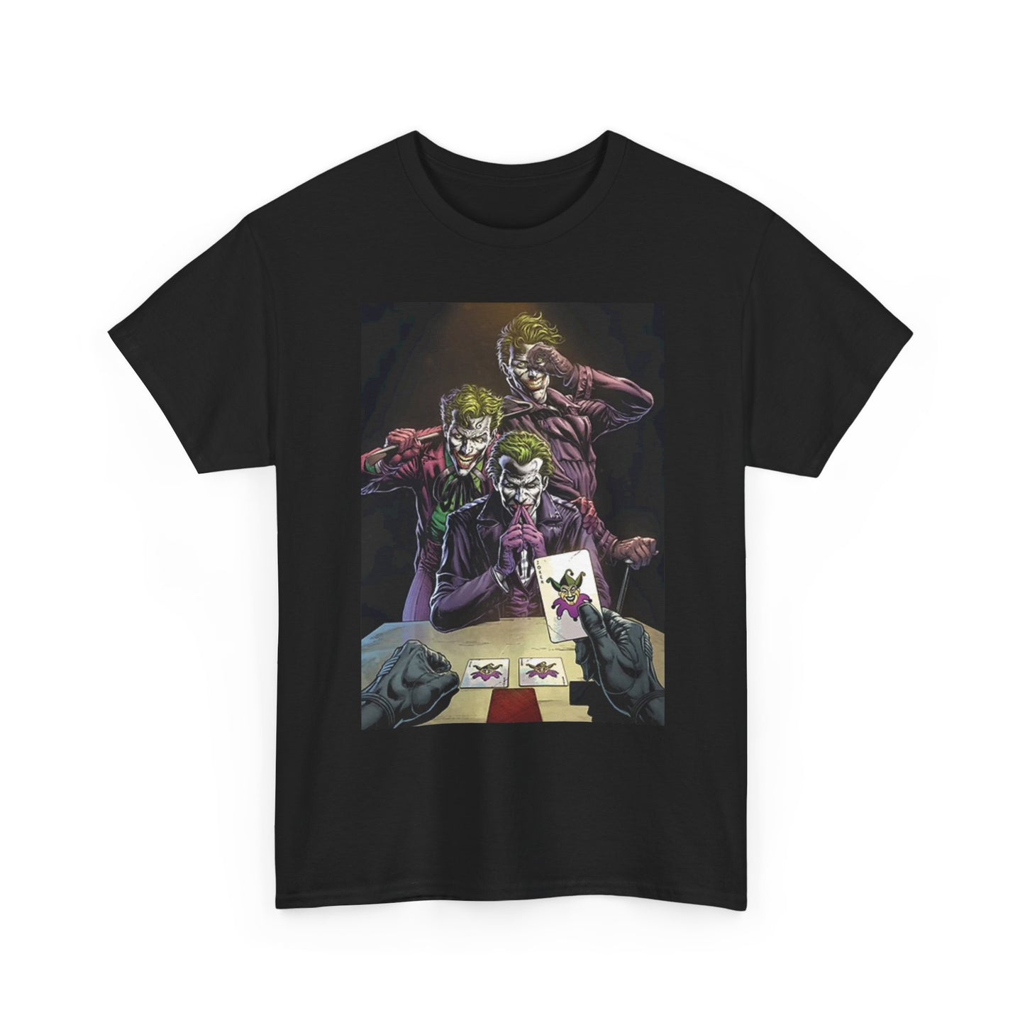 Joker Graphic T Shirt Vintage Triple Threat Retro Unisex Heavy Cotton Tee