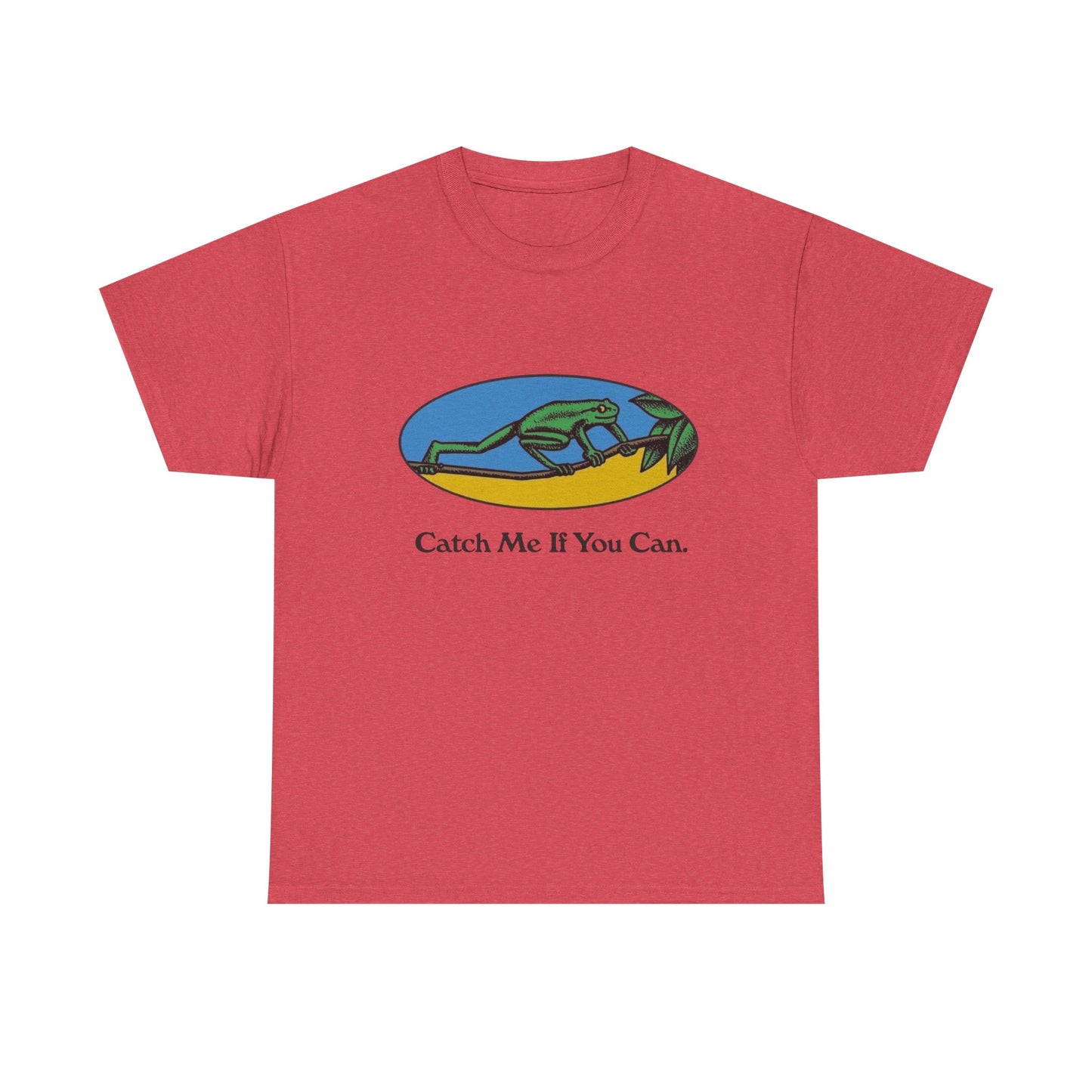 Catch Me If You Can Retro Graphic T Shirt NEW Adult Regular Heavy Cotton Tee