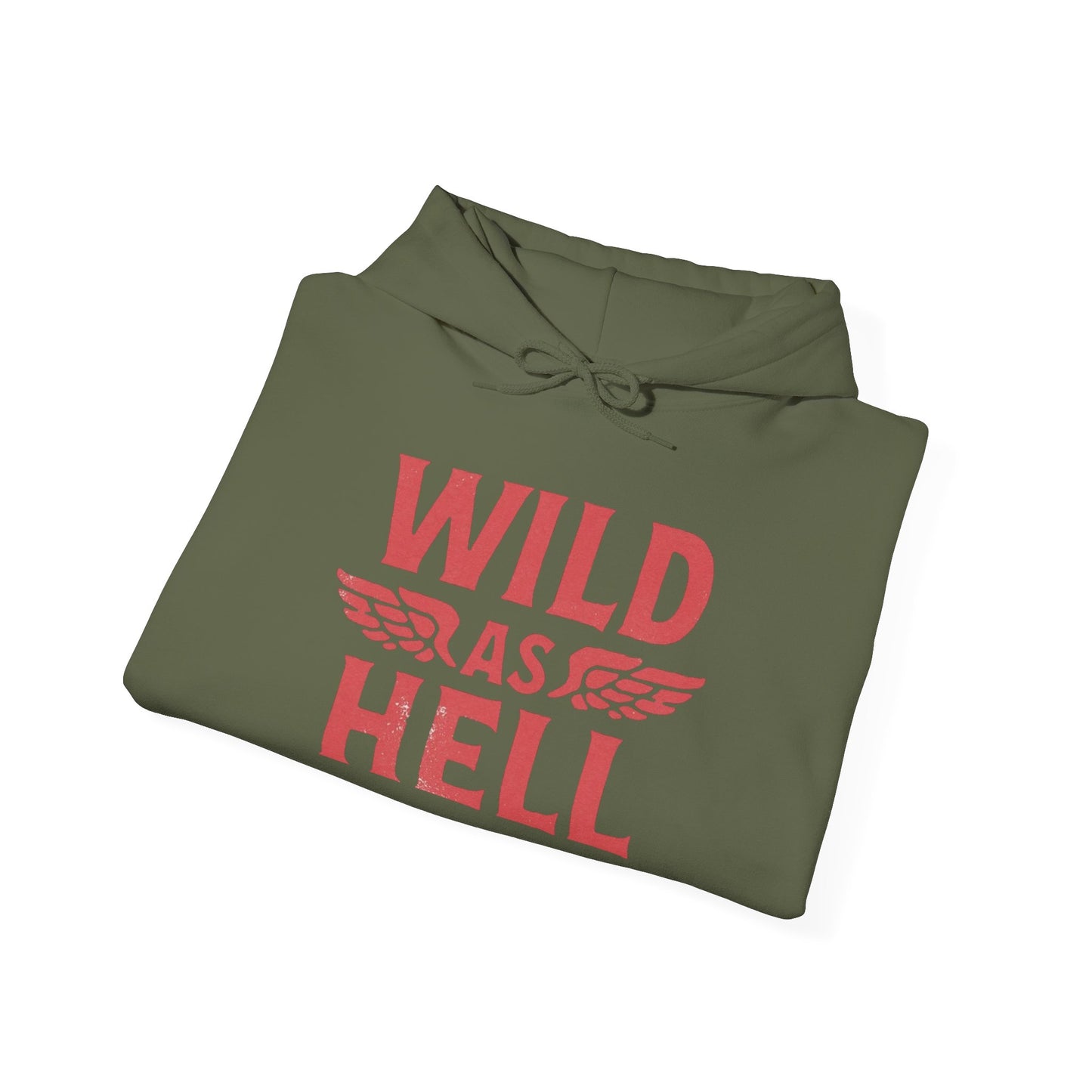 Wild As Hell Graphic Hoodie Heavy Blend Sweatshirt NEW
