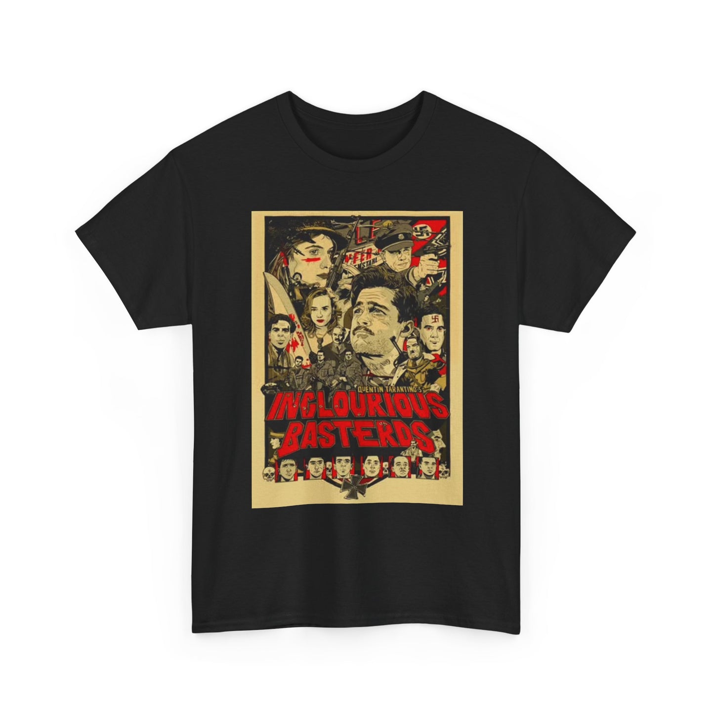 Inglorious Bastards T Shirt BRAND NEW Apparel Unisex Heavy Cotton Tee