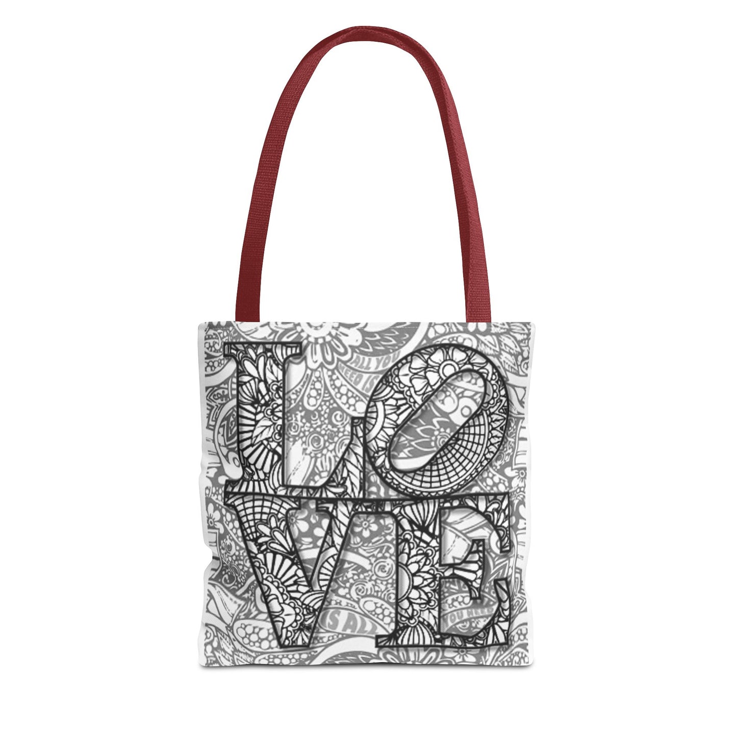 LOVE Multi Color BRAND NEW MODERN Tote Bag (AOP)