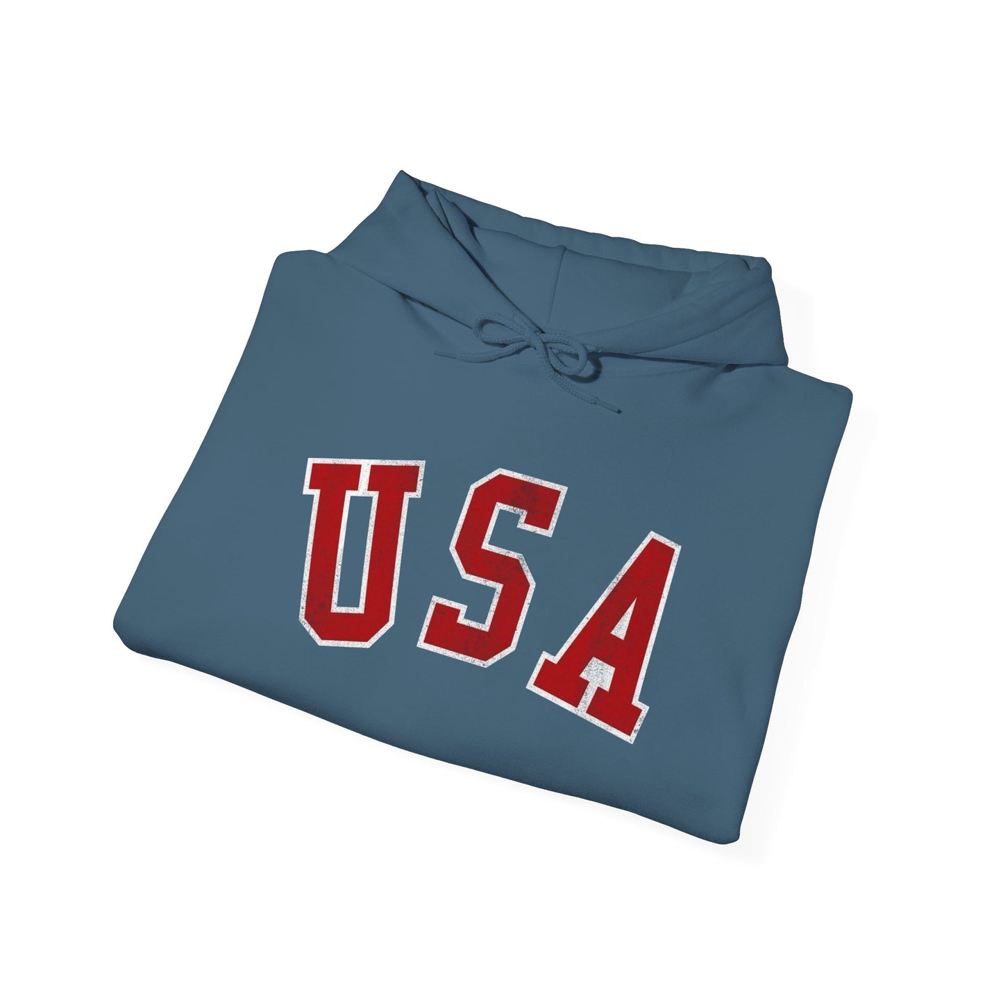 USA Classic AMERICANA Graphic Hoodie Unisex Heavy Blend™ Hooded Sweatshirt