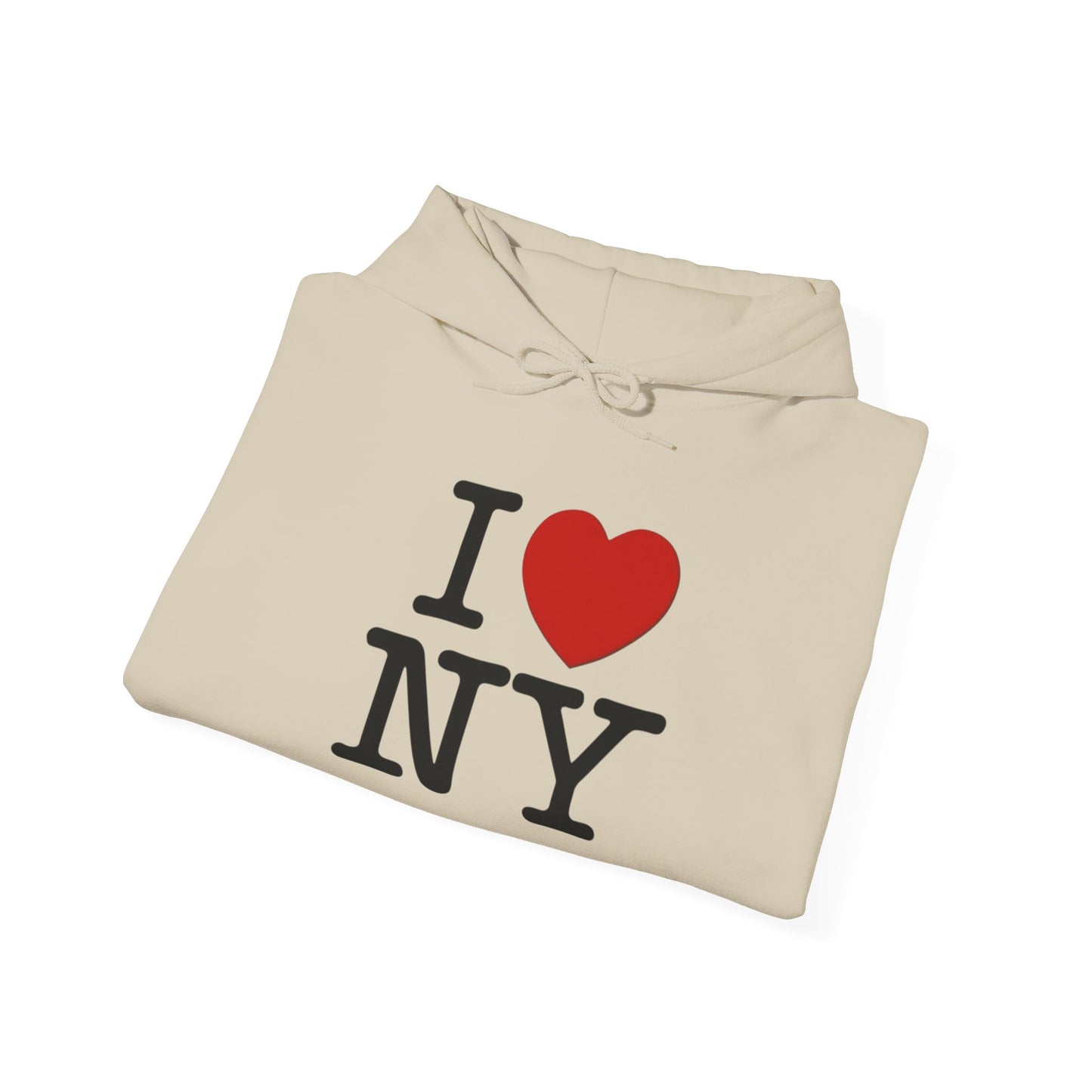 I Love New York Vintage Graphic Hoodie Unisex Heavy Blend™ Hooded Sweatshirt