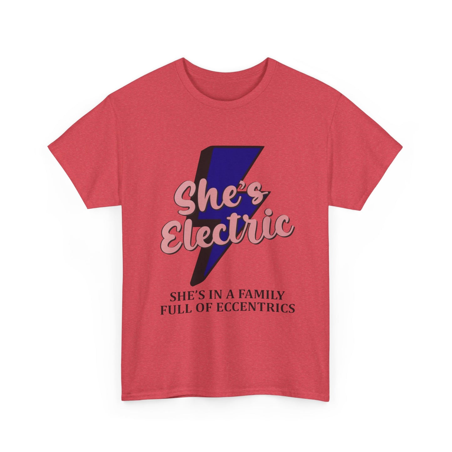Shes Electric Retro Graphic T Shirt Unisex Heavy Cotton Tee