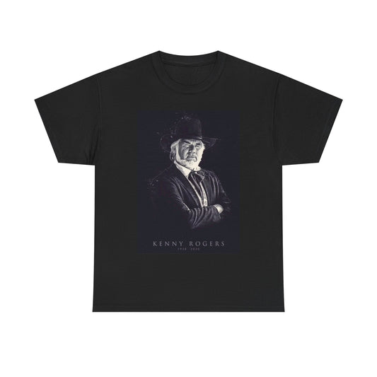 Kenny Rogers Tshirt Vintage Country Graphic Merch Unisex Heavy Cotton Tee